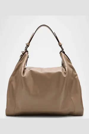 Jimmy Choo Zip Leather Hobo Bag
