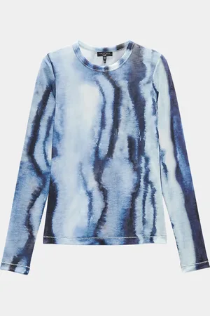RAG&BONE Yana Tie Dye Long-Sleeve Top