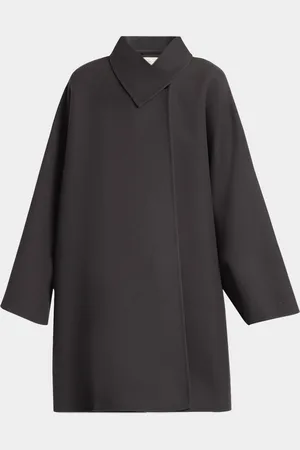 The Row August Single-Breasted Wool-Silk Coat