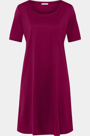 Hanro Cotton Deluxe Short-Sleeve Big Sleepshirt