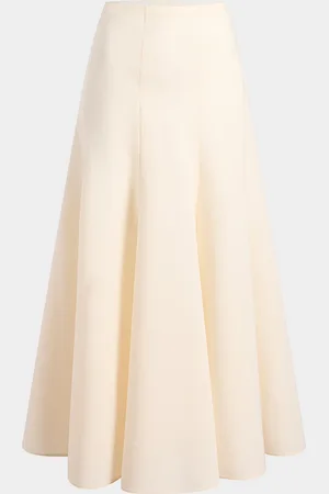 Khaite Lenno Paneled Midi Trumpet Skirt