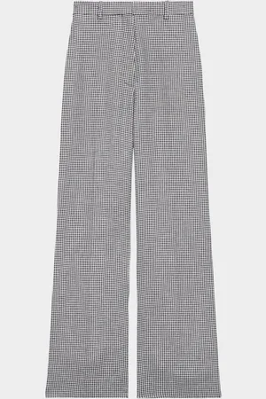 THEORY Houndstooth Classic Straight Trousers