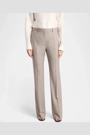 The Row Diane Straight-Leg Crepe Pants