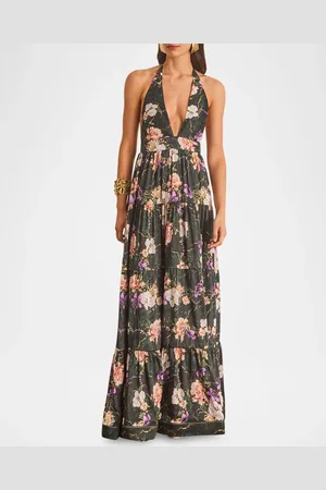 Aqua Blu Australia Jancinta Tiered Maxi Dress