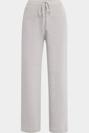 THEORY Drawstring Wool Cashmere Track Pants