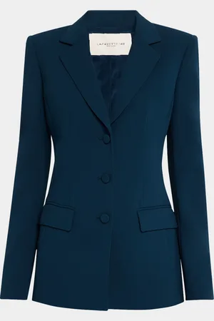 Lafayette 148 New York Single-Breasted Tailored Blazer