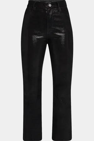 Frame Le Crop Mini Boot Leather Pants