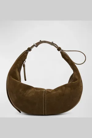 Proenza Schouler Slide Zip Suede Shoulder Bag
