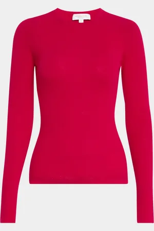 Michael Kors Hutton Ribbed Cashmere Pullover