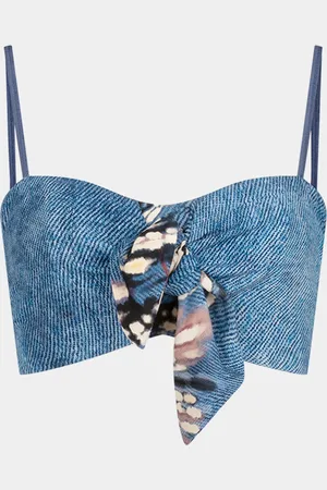 Silvia Tcherassi Wotton Tie Crop Top