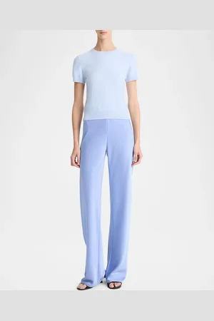 Vince Short-Sleeve Cashmere-Blend Tee