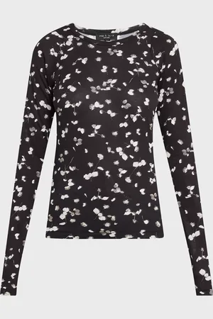 RAG&BONE Shaw Paneled Long-Sleeve Top