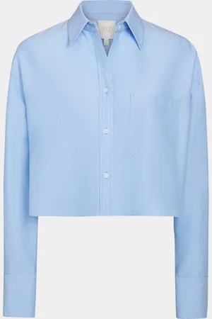 TWP Little Big Joe Cropped Button-Front Shirt