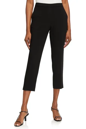 THEORY Treeca Cropped Pull-On Pants