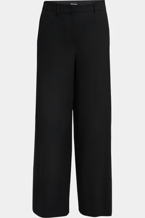 Giorgio Armani Fluid Wool Straight-Leg Trousers