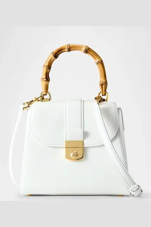 VERONICA BEARD Avenue Bamboo Leather Crossbody Bag