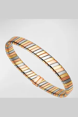Bvlgari 18K Gold Tubogas Bangle Bracelet