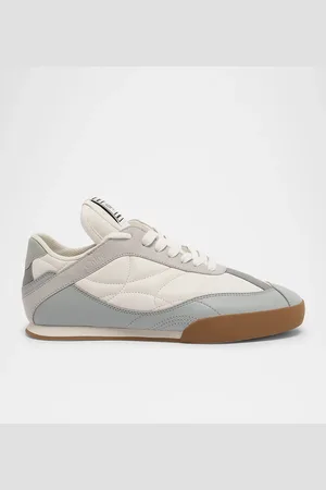 Chloé Kick Low-Top Mixed Leather Sneakers