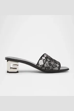 Givenchy G Cube Mesh Mule Sandals
