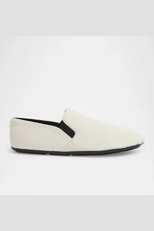 The Row Vincit Calf Hair Easy Loafers