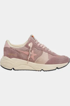 Golden Goose Running Sole Mixed Leather Sneakers