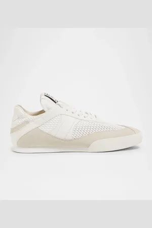 Chloé Kick Mesh and Leather Low-Top Sneakers