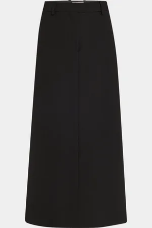 Totême Low-Waist Tailored Straight Midi Skirt