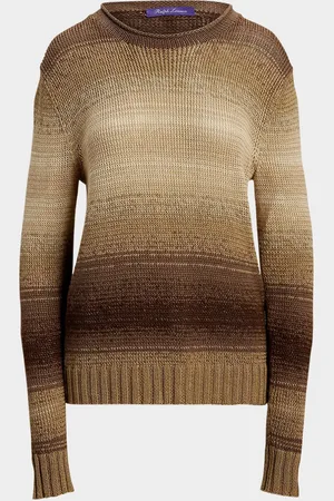 Ralph Lauren Ombre Linen-Blend Rollneck Sweater