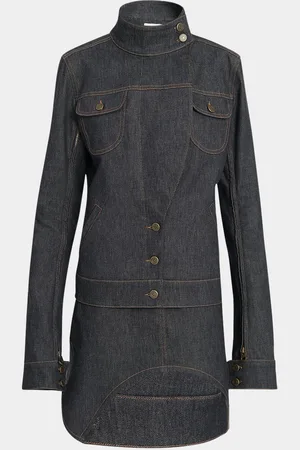Courrèges Denim Motorcycle Jacket