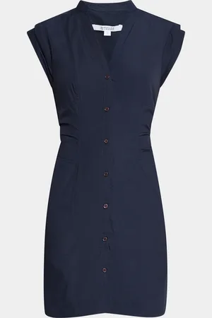 Derek Lam Elyse Button-Front Mini Dress