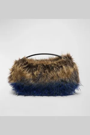 COPERNI Swipe Sound Faux Fur Top-Handle Bag