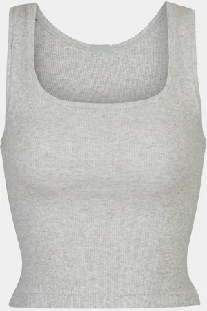SKIMS Cotton Rib Cropped Tank