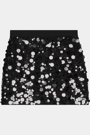 Helmut Lang Sequined Wool Mini Skirt