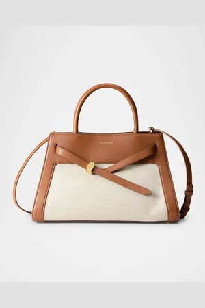 VERONICA BEARD Dash Canvas & Leather Crossbody Bag