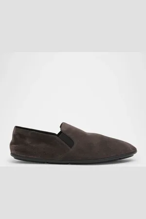 The Row Vincit Suede Easy Loafers