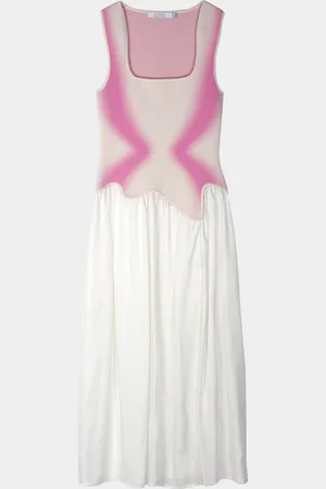 PH5 Nagini Mixed-Media Midi Dress