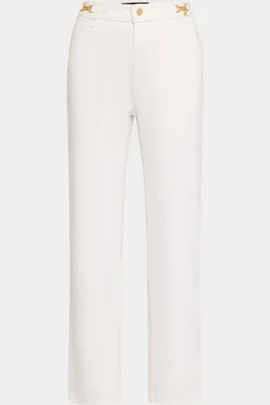 Kobi Halperin June Cropped Chain-Embellished Pants
