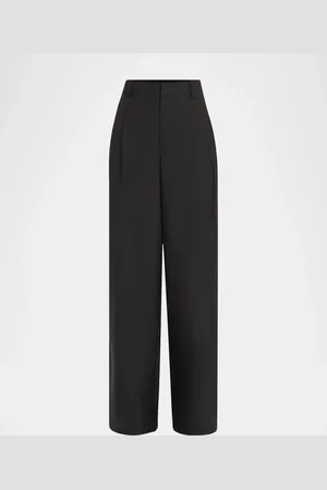 Brunello Cucinelli Techno Cotton Poplin Pleated Wide-Leg Sartorial Pants