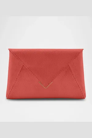 Tyler Ellis Lee Small Pouchet Leather Clutch Bag
