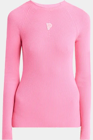 Emilio Pucci Fine Wool-Lycra Vanise Rib Long-Sleeve Top