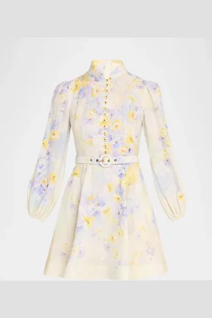 ZIMMERMANN Crush Buttoned Mini Dress