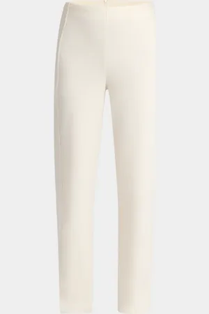 The Row Iola Cashmere Knit Straight-Leg Pants