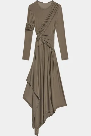 Helmut Lang Draped Knit Protection Dress