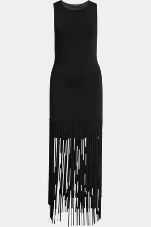 Toccin Margaux Sleeveless Fringe Dress