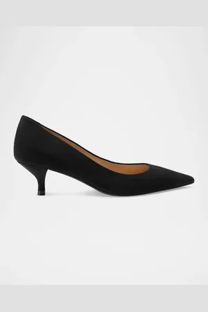 Stuart Weitzman Stuart Suede Kitten Pumps