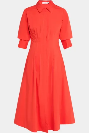 Simkhai Jazz Pintuck Midi Dress