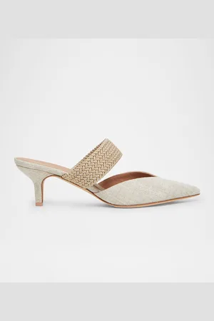MALONE SOULIERS Maisie Linen Strap Mules