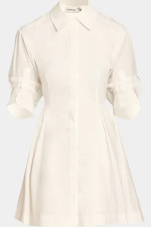 Simkhai Jazzie Short-Sleeve Mini Dress