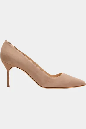 Manolo Blahnik BB 70mm Suede Stiletto Pumps