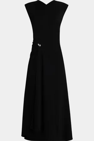 A.L.C. Mary V-Neck A-Line Midi Dress